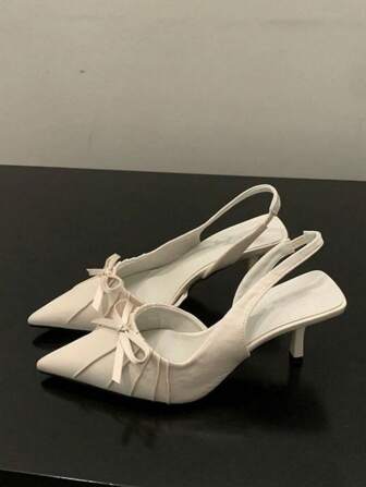 Fall/Winter 2025 Unique Leopard Print Closed Toe High Heel Sandals, Stylish Pointed Toe Bowknot Flats, New Summer Fashion, Kitten Heels, Elegant, Women Pumps, Elegant, Party Outfits