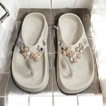 CHANCLAS COMODAS DE MUY BUENA CALIDAD PARA SALIDAS CASUALES - Caqui - Ver 1