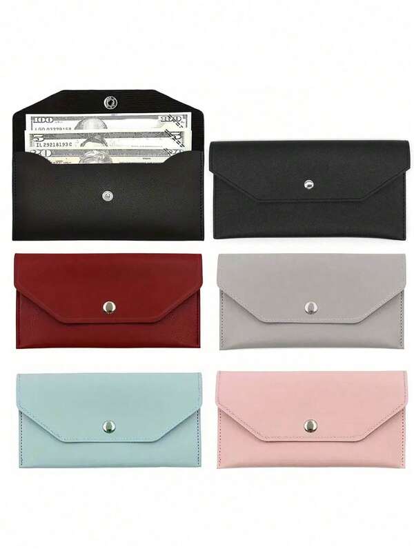 1PC Makeup Storage Bag Reusable Cash Envelope Storage Bag, Daily Cash Envelope Wallet, Women's Gift Wallet, Makeup Bag, Long Wallet Portable Storage Bag