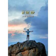 1 幅励志名言风景海报和印刷品现代墙面艺术图片经典帆布画适用于客厅装饰无框架