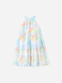 Annil Children's CuHK Sleeveless Dress For Girls In The Summer - Blue - View 2