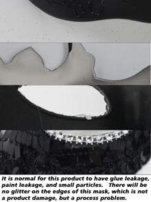 2pcs Elegant Textured Pattern Sexy Couple Mask Set, Suitable For Party, Masquerade Ball, Carnival Celebration, Year-Round Use - A - View 10