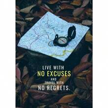 1 幅励志名言风景海报和印刷品现代墙面艺术图片经典帆布画适用于客厅装饰无框架