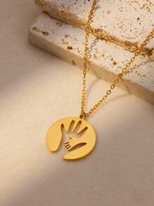 1 款经典简约项链，母亲节礼物，女士珠宝