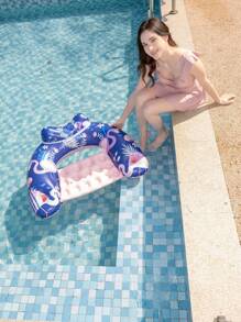 1 pièce Anneau de natation gonflable en forme de U, Fauteuil flottant, Siège de piscine unisexe pour adultes