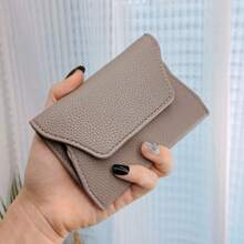 New Women Mini Wallet Short Hasp Purses Large-Capacity Coin Bag Tri-Fold Wallet For Women Wallet Purse Wallet Small Wallet - View 2