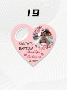 1 pieza Regalos personalizados para baby shower, abrebotellas personalizados, imanes de refrigerador, recuerdos a granel para baby showers y celebraciones del primer cumpleaños, recuerdos personalizables para bautizo, ideas de regalo de bautizo, regalo de primera comunión, recuerdo de fiesta personalizado - Multicolor - Ver 31