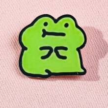 可爱青蛙亚克力胸针定制装饰胸针饰品翻领包包徽章珠宝礼品2025新款 - 綠色 - 查看 6