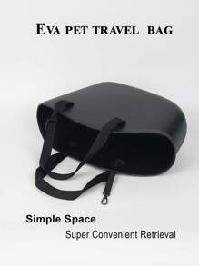 EVA 防水橡胶沙滩包，粉色，防尘，狗狗旅行包，狗狗防水，小巧轻便，适合狗狗和猫咪，旅行，徒步旅行，户外，柔软舒适，户外运动便携手提包，旅行船游泳手提包