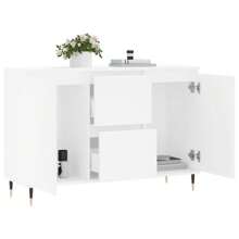 vidaXL Credenze 104x35x70 cm Credenze Buffet Credenza Per Cucina Mobili Cassettiere Camera Da Letto Cassettone Legno Mobiletto Sala Credenze Basse Bianca