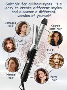 CRASTS 32mm Diameter Curling Iron Hair Curler,Easily Use,Heating Fast, Easily And Quickly Make Hairstyles,Home Use,Hair Care Gift - EU C Type Plug(220-240V) - View 6