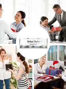 1pc Customizable Acrylic Desktop Nameplate, 20*6*1.5cm, High Transparency, Suitable For Personalizing Name/Text/Font/Color For Teachers, Bosses, Doctors, Managers As Appreciation Gifts, And As Desk Decor For Employees And Students Back To School