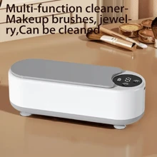 Multifunctional Cleaning Machine, Suitable For Glasses, Jewelry And Watches-Vibrating Cleaning Box, Portable Ultrasonic Cleaning Machine - Gray - View 2