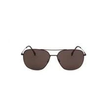 BOSS 1557/O/F/S MATTE BROWN DARK RUTHENIUM Sunglasses - MATTE BROWN DARK RUTHENIUM/AVI - View 3