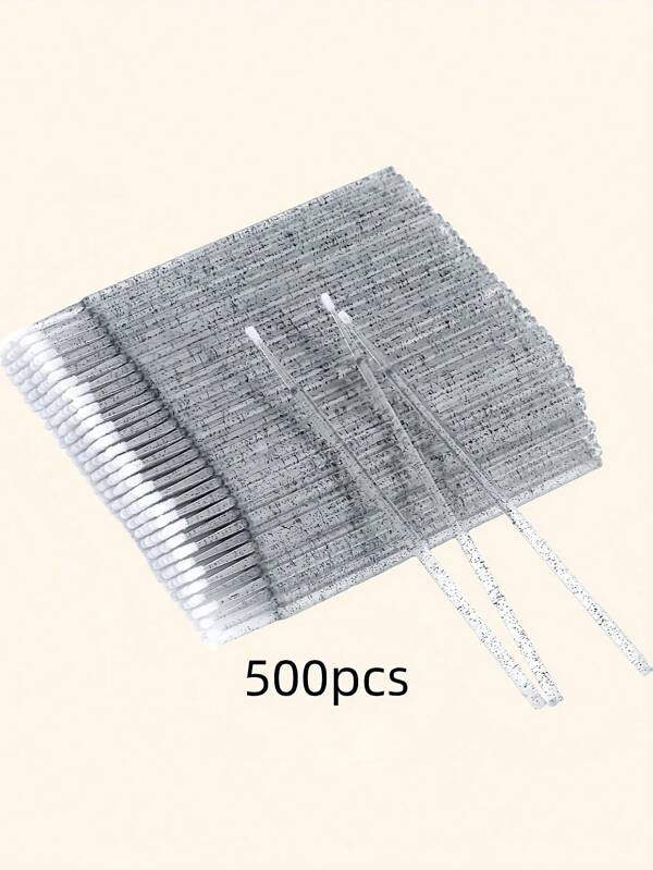 Micro Escovas Microswabs para Extensões de Cílios e Maquiagem - Aplicadores Descartáveis Livres de Fiapos para Cílios, Lábios e Beleza - Disponível em 50/100/200/300/500/600/800 peças