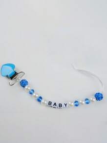 1 pieza Cadena antiperidida DIY, Cadena antiperidida específica para viajes DIY, Clip de cadena antiperidida DIY, Clip de cadena antiperidida DIY de color aleatorio, Clip de cadena antiperidida DIY con cuentas de silicona y anillo de madera, Clip de cadena antiperidida DIY duradero - Regalo para amigos/Regalo de consuelo/Regalo de cadena de madera/Regalo de fiesta/Regalo de cumpleaños/Regalo de Año Nuevo, Fiesta del primer diente, Clip de cadena antiperidida DIY personalizado