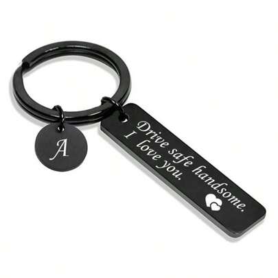 A-Z"Car Keychain For Men, Driving Education Drive I Need You Here With Me Love You Keychain For Men "