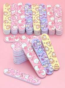 Beautizon Nailartlab 10Pcs/20Pcs Cartoon Nail File Double Sided Sandpaper Manicure File And Polisher Women's Nail Tools - Multicolor - View 1