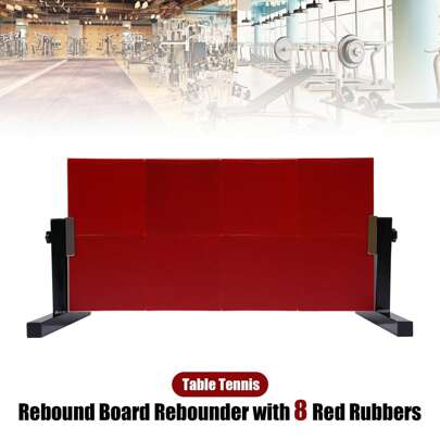 kangten Portable Table Tennis Return Board Ping Pong Rebound Board Practice Equipment, 360° Angle Adjustment