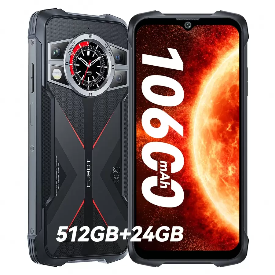 Cubot KINGKONG 9, Helio G99, 6.583 Inch 120Hz Display, Rugged Smartphone, 12GB RAM 256GB/512GB ROM, 100MP Camera, NFC - 黑色 - 查看 1