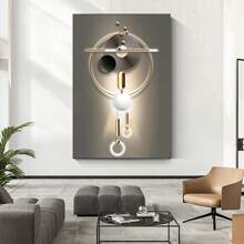 1pc moderne wanddecoratie voor thuis, Wabi Sabi-stijl moderne eenvoud abstract modern licht luxe minimalisme licht en schaduw, geen lijst