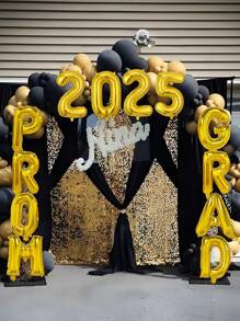 kumozawa 32"/16" Balloons: 2025, GRAD, PROM, Graduation Season Graduation Party Decorations, Graduation Ceremony, Prom Decor, Graduation 2025, Graduation Gifts, Party Decor, Class Of 2025