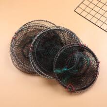 3-Size Retractable Folding Reusable Crawfish/Crab/Fish Trap Shrimp/Lobster Trap, Collapsible Portable Fishing Net - Multicolor - View 4