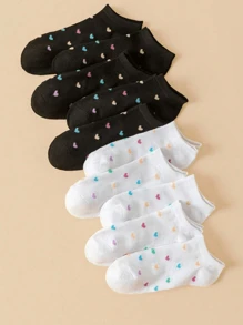 5/10 Pairs Men's Socks, Mid Length Socks, Colorful Pattern Socks, Round Neck Socks, High Length Socks, Soft Women's Socks, Crew Sports Socks, Fabric Men's Socks, Cute Socks, Girls' Socks, Sheer Socks, Slouchy Socks, Cute Socks, Crew Sports Socks