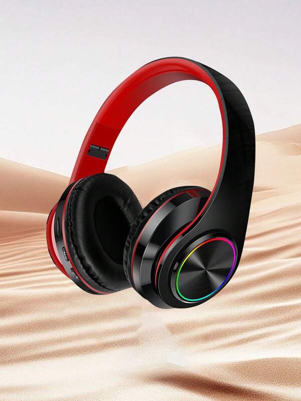Audífonos Bluetooth con iluminación de estilo, Bluetooth 5.0, baja latencia, auriculares inalámbricos deportivos para juegos, compatibles con Apple/Android