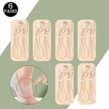 6 Pairs Adjustable Invisible Transparent Shoelaces For High Heels, Elastic Non-Slip Shoelaces For Dance Shoes