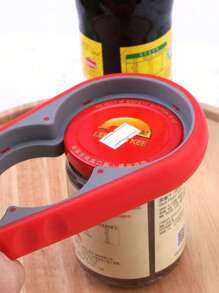 2/1 Stück Multifunktionaler 4-in-1 Dosenöffner, Dosengreifer, Deckelöffner, Flaschenöffner, einfach zu bedienen für Kinder, Senioren - Küchengerät für einfachen Zugriff auf Gläser und Dosen, effizientes, bequemes zeitsparendes Dosenöffner Werkzeug