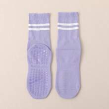 2/4/6/8 件女士防滑瑜伽/普拉提袜，专业设计，新款春夏防滑袜，中筒长度 12/18 件/套 - 彩色 - 查看 11