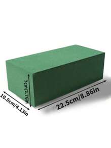 20pcs/10pcs/8pcs/1pc/2pcs/4pcs/6pcs 5.51in X 3.14in X 1.77in - Wet & Dry Flower Foam Bricks, Green Polystyrene Foam Blocks For Flower Arrangement, Plant Decor And Crafts, Suitable For Wedding Decor, Bridal Backdrop, Wedding Arch, Table Centerpieces, Bouquet Filler, Also Applicable For Christmas, Halloween, Thanksgiving, Back-To-School, Valentine's Day, Teacher's Day, Mother's Day