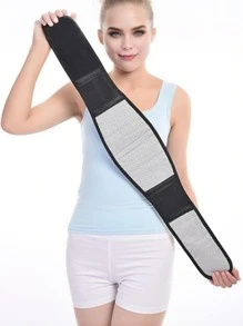 1pc Unisex Back Support Belt Adjustable Back Waist Support Belt Lumbar Brace Massage Band Health Care Gym Gym Accessories Fajas Lumbares