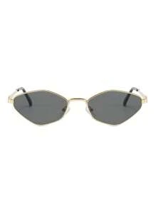1pc Fashionable Retro Polygonal Geometric Small Frame Fashio Women Glasses, Elegant And Exquisite, Casual And Versatile, Suitable For Wearing In Various Occasions As Women's Fashion Glasses For Women Ladies Shades Beach Accessories Vintage Y2K For Summer Beach Vacation,Outdoor,Travel