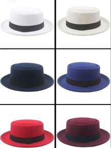 1pc Casual Cute Retro British Style Unisex Flat Top Cap, Suitable For Everyday Wear And Parties