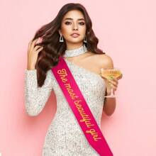 1pc/4pcs/8pcs Hot Sash Homecoming Sashes Court Beauty Pageant Sash Bridal Party Sashes Party Favors Plain Sash For Bridal Shower, Beauty Pageant, Wedding, Birthday Queen Sash Senior Sashes Mommy To Be Sash Miss Halloween Bachelorette Party, Diy - Multicolor - View 4