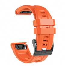 22 毫米表带适用于 Garmin Fenix 5/Fenix 6/Fenix 7/Fenix 8 47 毫米/Fenix E 47 毫米，柔软硅胶表带腕带，可快速安装，适用于 Garmin 智能手表 - Fenix5/6/7-22mm - 查看 10