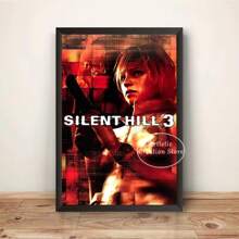 1pc Wall Arts Posters Frameless Pop Silent Hill 3 Game Poster Print Art Canvas Painting Wall Art Thriller Game Pictures For Bedroom Game Room Wall Home Decor Gifts Birthday Graduation