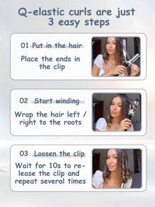 CRASTS 32mm Diameter Curling Iron Hair Curler,Easily Use,Heating Fast, Easily And Quickly Make Hairstyles,Home Use,Hair Care Gift - EU C Type Plug(220-240V) - View 7