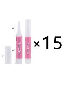 Colle à ongles en gros, colle à ongles super forte pour ongles en acrylique durable, colle professionnelle pour pointes d'ongles à clipser, adhésif pour ongles en acrylique, colle à ongles pour faux ongles 2g/0,07 oz/pièce, fournitures pour ongles, outils pour ongles, outils pour nail art, rentrée scolaire, ongles, outils pour ongles à clipser, outils de manucure et pédicure