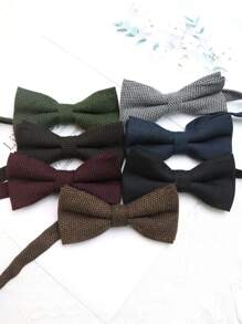 1 Stück gebürstete Fliege, geeignet für Hochzeiten, Lässig, Business, Partys