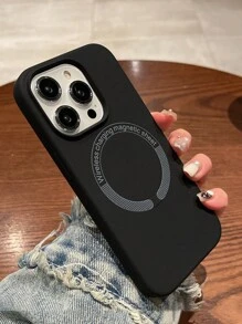 液态硅胶手机壳,兼容 17 Pro Max、17 Pro、17 Air、17、16、15、14、13、12、11 Pro Max、15 Plus,支持磁吸无线充电,提供全方位保护。 - 黑色 - 查看 3