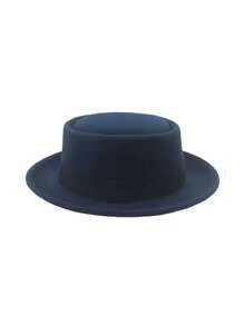 1pc Casual Cute Retro British Style Unisex Flat Top Cap, Suitable For Everyday Wear And Parties