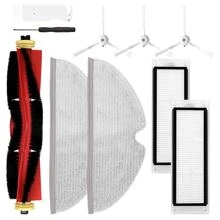 Ersatzteile für Xiao Mi Mijia Roborock S4/S4 Max S5/S5 Max/S6/S6 Pure/S6 MaxV/S50/S65/E2/E3/E4/E5/E20/E25/E35 Staubsauger, Zubehör Hauptbürste/Rollerbürste, Seitenbürste/Eckbürste, Wischtuch/Wischfetzen, HEPA-Filter.