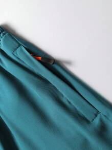 Set de 4 pantalones para hombre de verano, nuevos, de seda de hielo, con pantalones cortos de secado rápido, pantalones de pijama elásticos para ejercicios, aptos para baloncesto 3/4