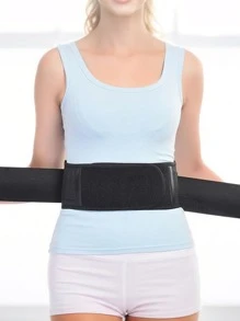 1pc Unisex Back Support Belt Adjustable Back Waist Support Belt Lumbar Brace Massage Band Health Care Gym Gym Accessories Fajas Lumbares
