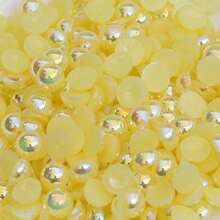 500 克 6 毫米/8 毫米 AB 颜色混合尺寸和颜色半圆形凸圆形宝石 DIY 珠宝配件材料 - 彩色 - 查看 37