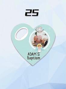 1 pieza Regalos personalizados para baby shower, abrebotellas personalizados, imanes de refrigerador, recuerdos a granel para baby showers y celebraciones del primer cumpleaños, recuerdos personalizables para bautizo, ideas de regalo de bautizo, regalo de primera comunión, recuerdo de fiesta personalizado - Multicolor - Ver 18