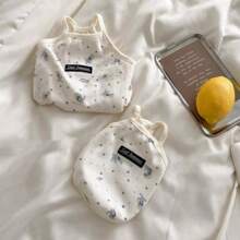 Ropa ligera de verano para perros, linda Top con estampado de cuadros con tirantes, con estilo, suministros para perros pequeños anti-desprendimiento